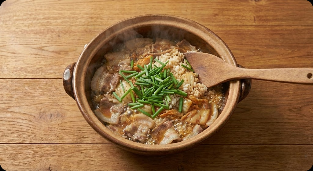 Beef Brisket and Aged Kimchi Pot Rice - step_3