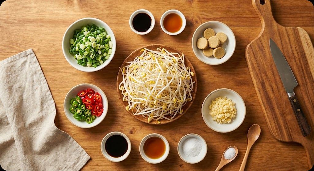 맑은콩나물국 - ingredients