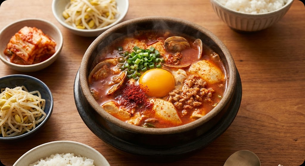 The Best Korean Food Recipe: Easy Sundubu-jjigae Soft Tofu Stew with a Secret Golden Ratio ✨