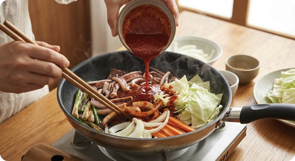 오징어볶음 - step_4