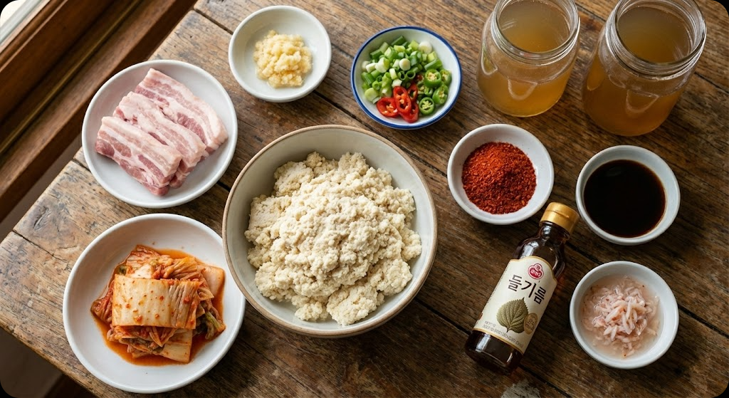 Biji-jjigae - ingredients