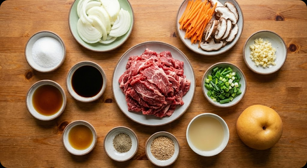 Bulgogi - ingredients