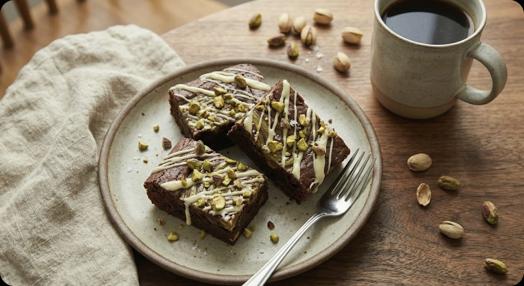 피스타치오 초콜릿 스낵 케이크 - final