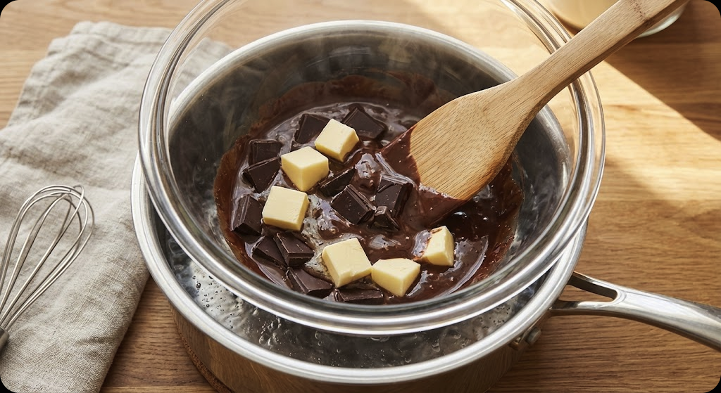 피스타치오 초콜릿 스낵 케이크 - step_1