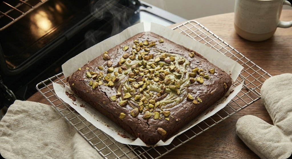 피스타치오 초콜릿 스낵 케이크 - step_6