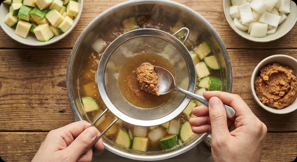 향긋한 냉이 바지락 된장찌개 - step_3