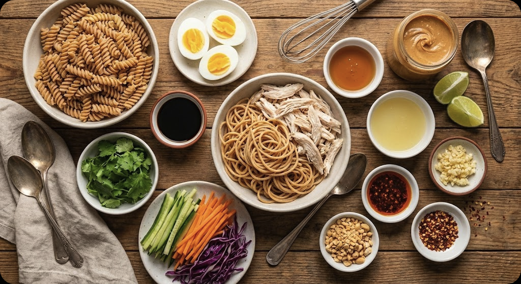 하이프로틴 피넛 누들 - ingredients