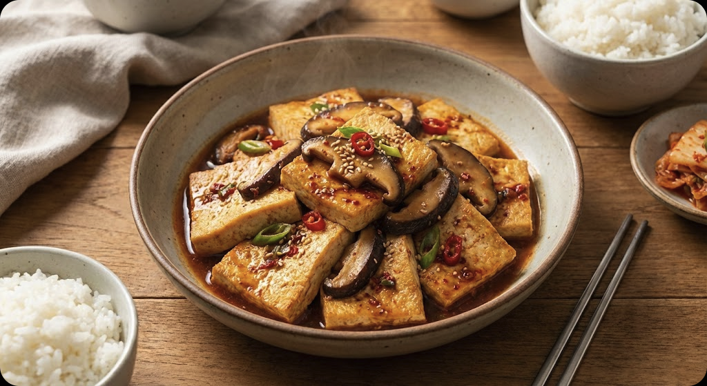 표고버섯 두부조림 - hero