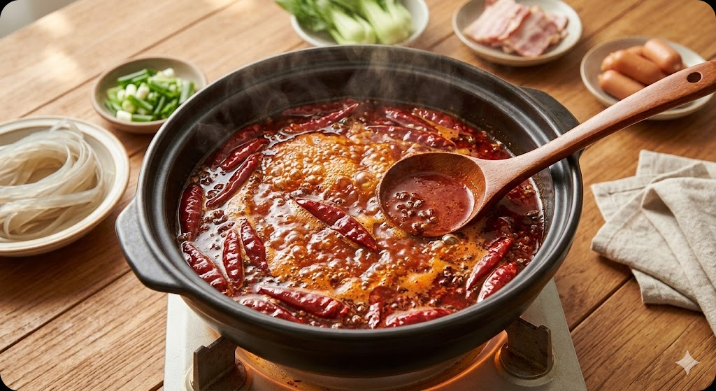 마라로제 떡볶이 조리 과정 3단계