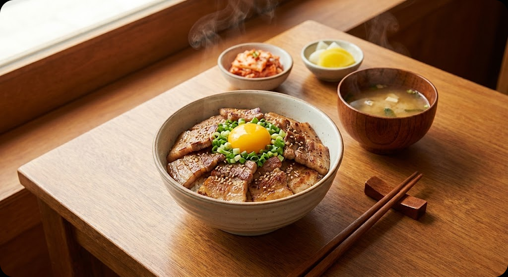 짚불향 돼지덮밥 - final