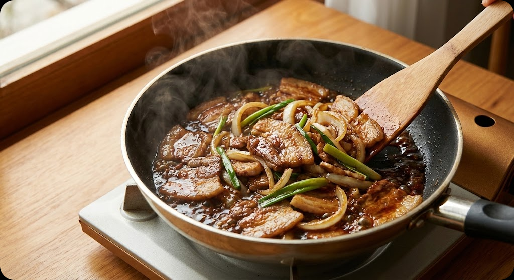 짚불향 돼지덮밥 - step_6