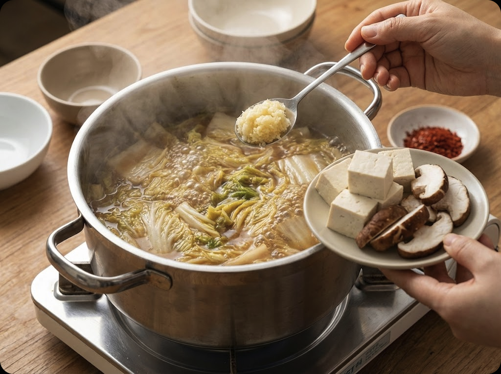 알배추 된장국 - step_4