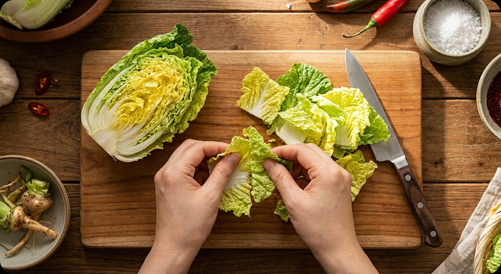 봄동 겉절이 - step_1