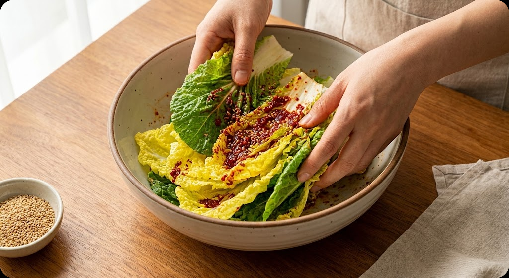 봄동 겉절이 - step_4