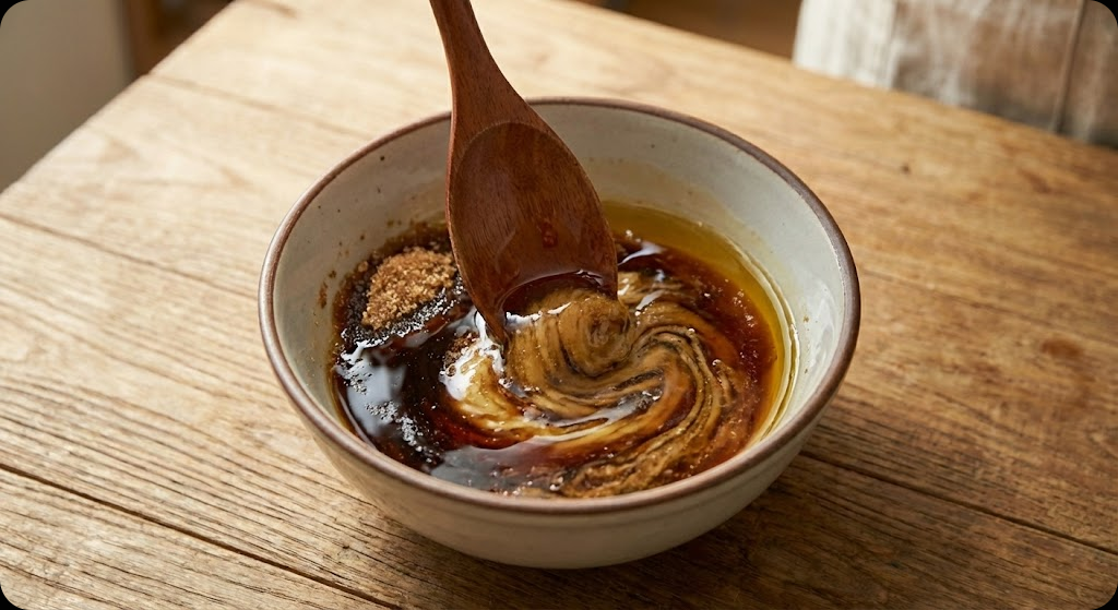 들기름 막국수 조리 과정 3단계