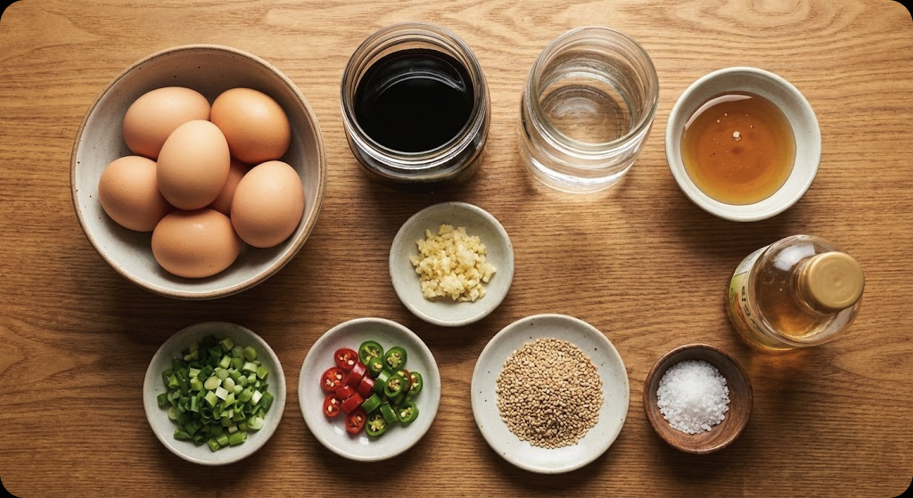 달걀장 - ingredients