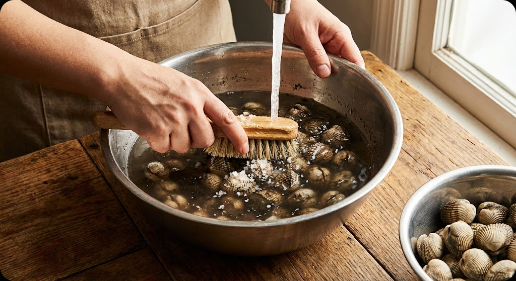 꼬막 비빔밥 조리 과정 1단계