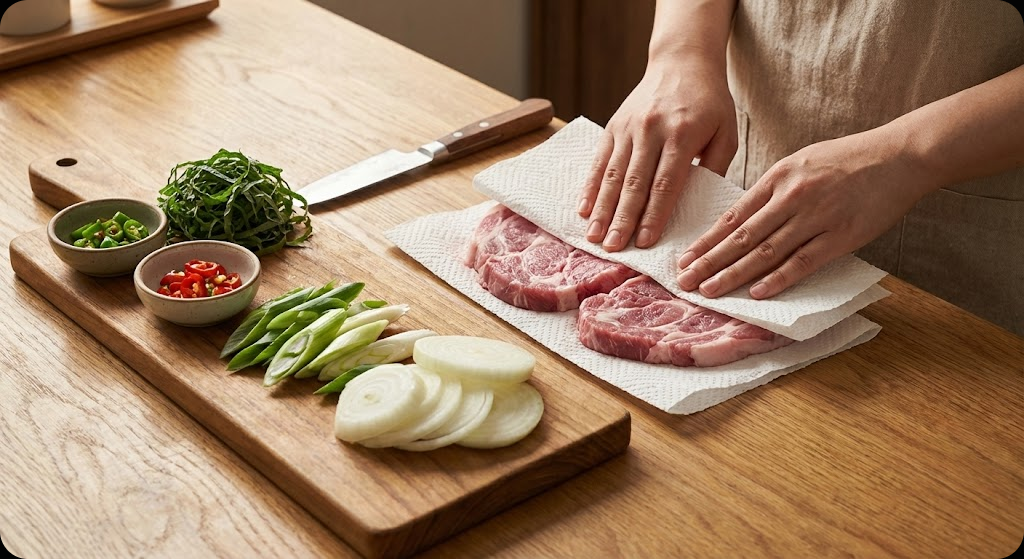 고추장 불고기 덮밥 조리 과정 1단계