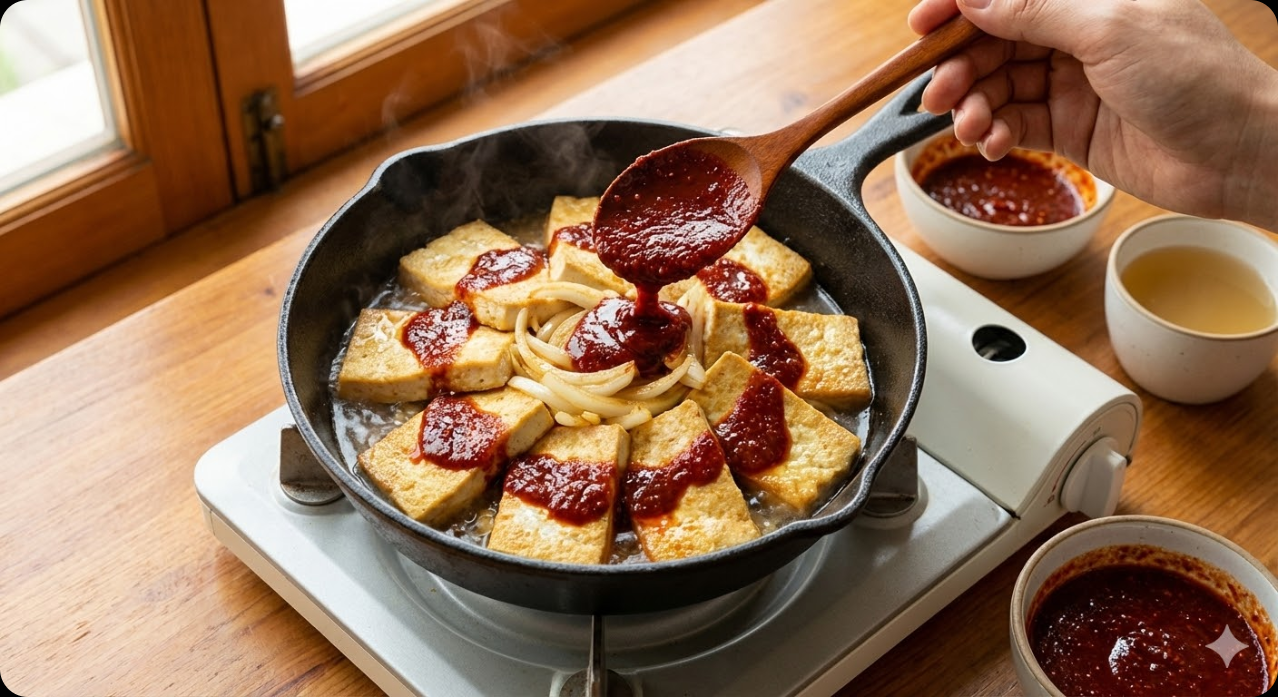 양념장이 참 맛있는 두부조림 조리 과정 4단계