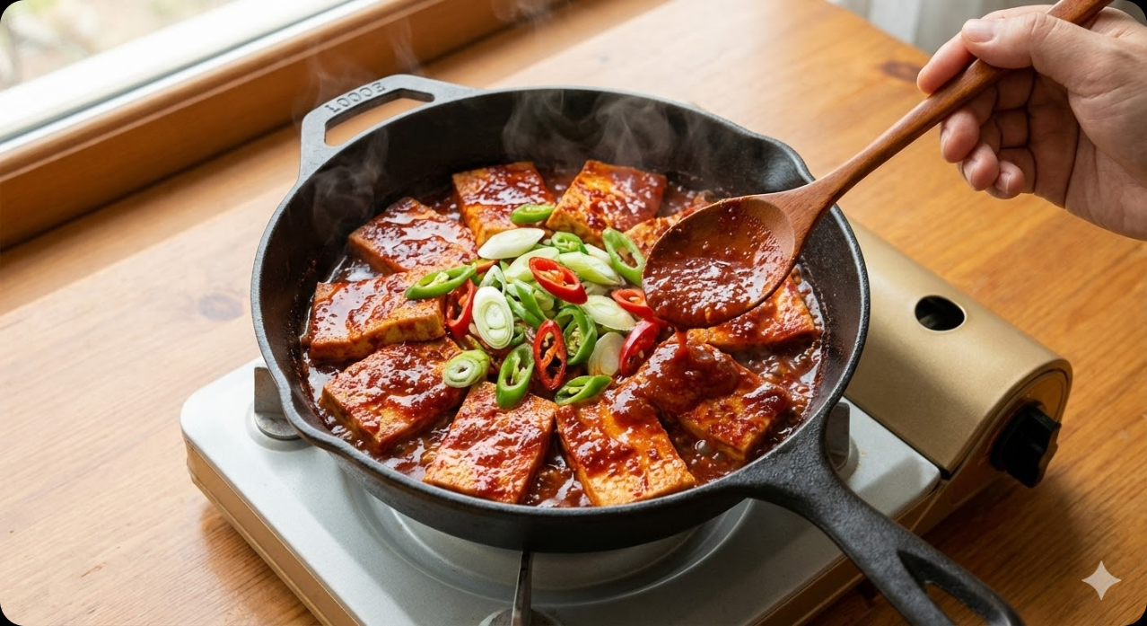 양념장이 참 맛있는 두부조림 조리 과정 5단계