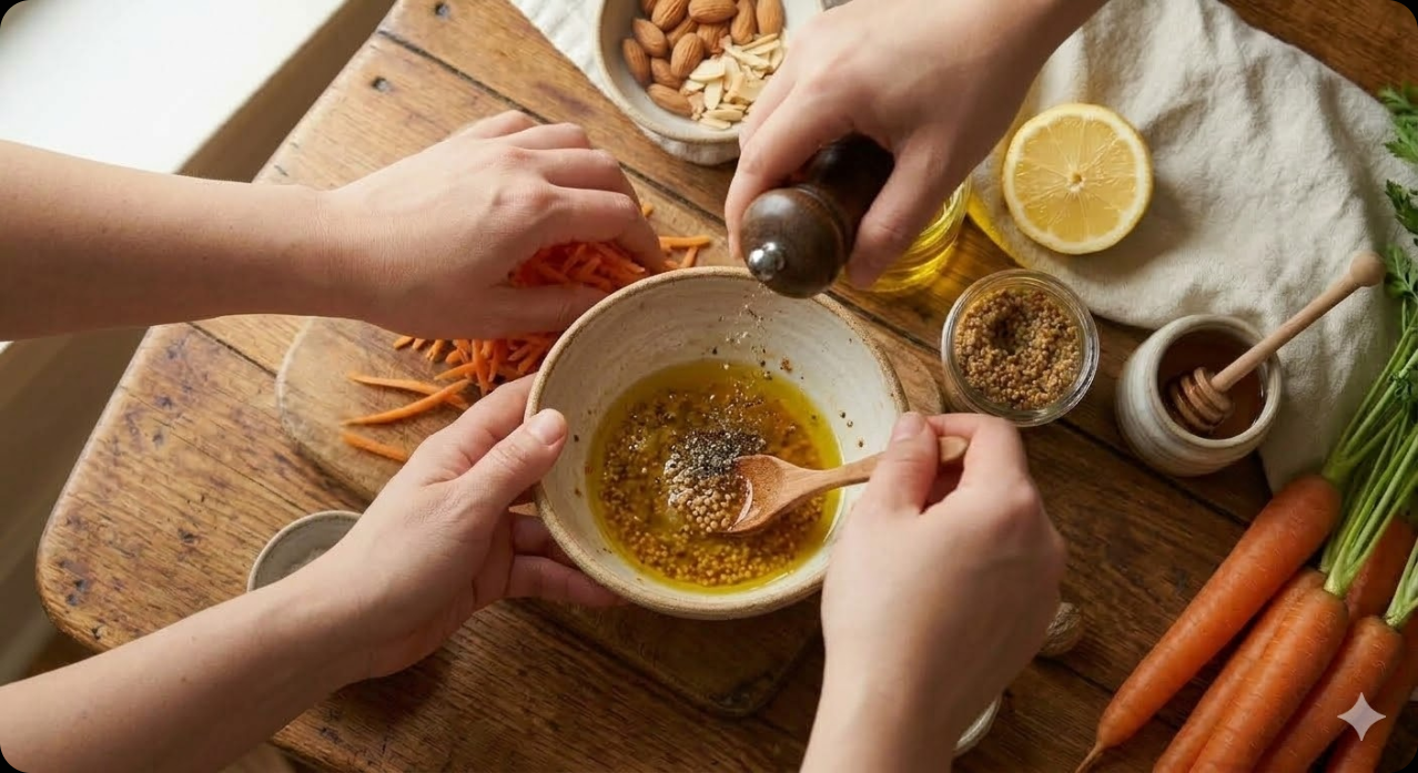 당근라페 (당근샐러드) 조리 과정 3단계