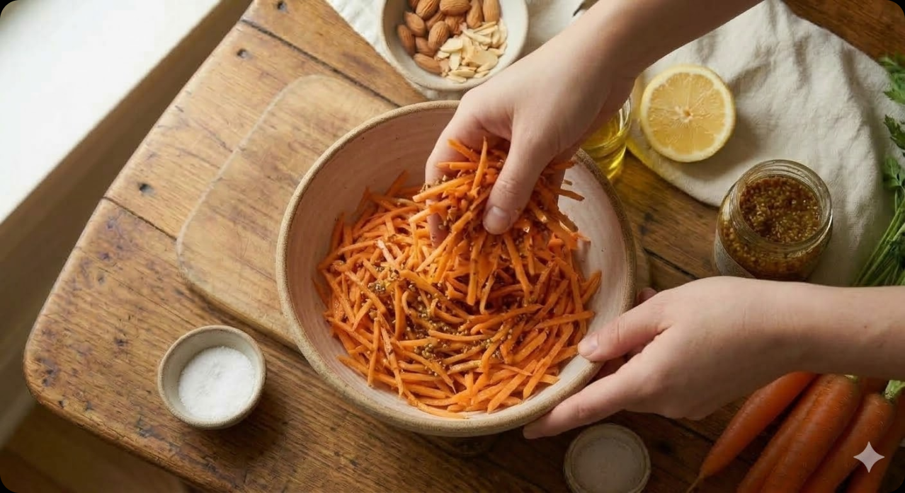 당근라페 (당근샐러드) 조리 과정 5단계