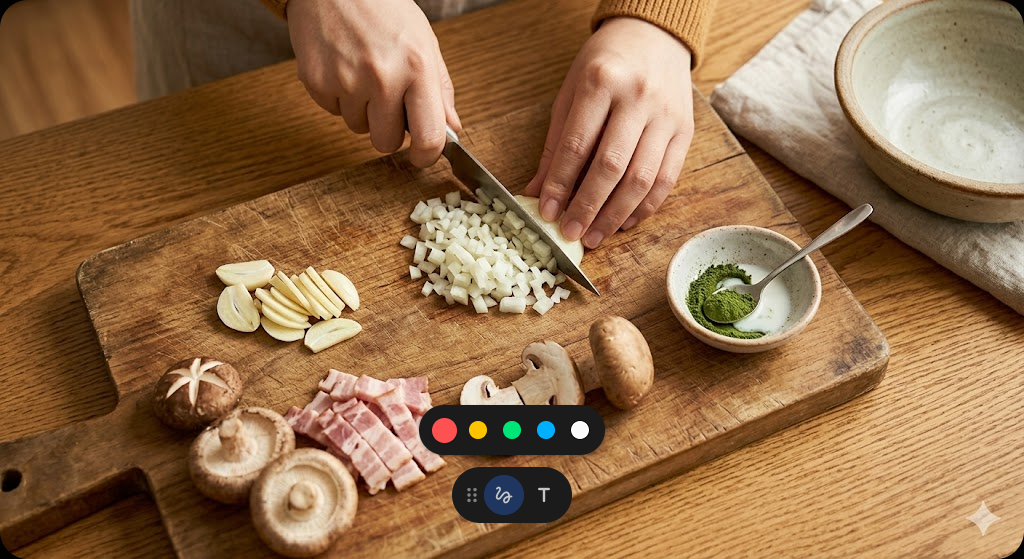 Step 1 - Mugwort purée