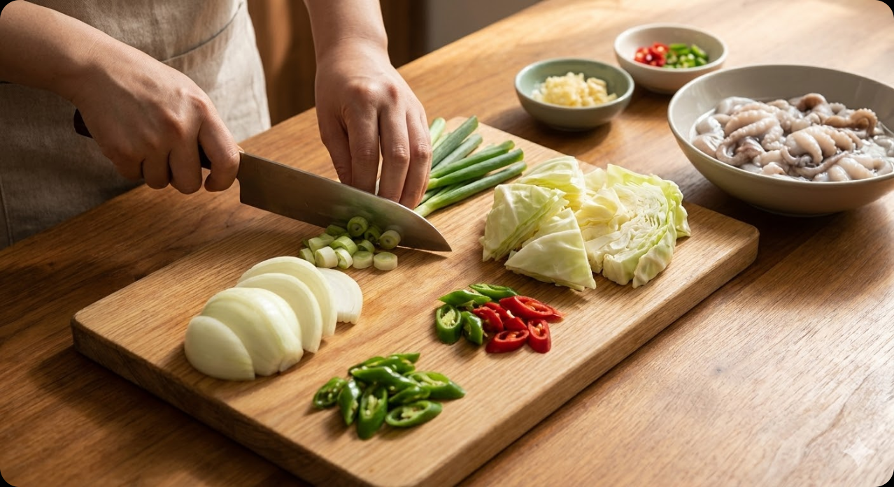 매콤한 쭈꾸미볶음 조리 과정 4단계