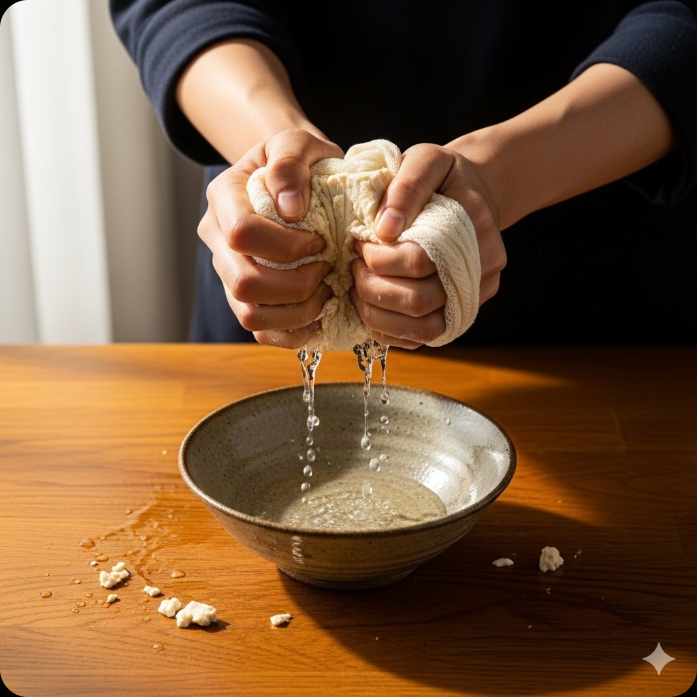 두부유부초밥 조리 과정 1단계