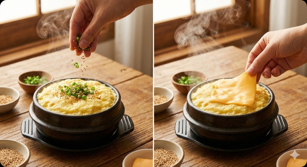 폭탄 계란찜 조리 과정 4단계