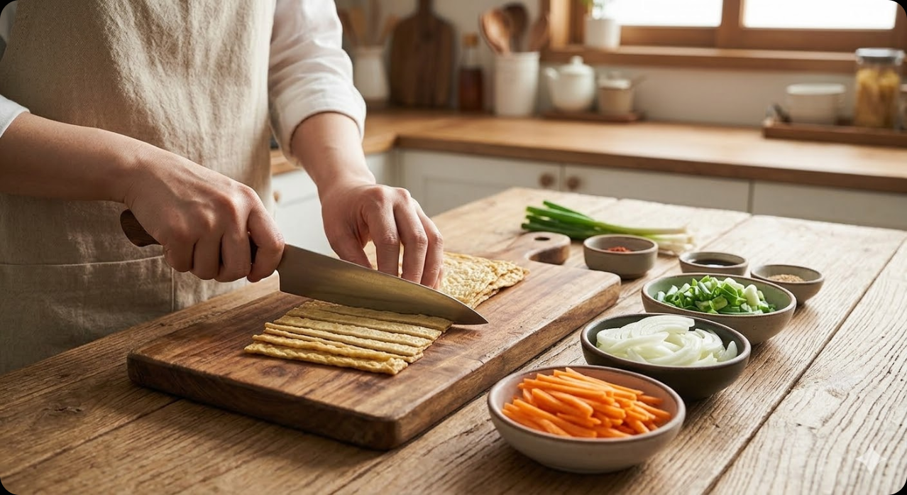 어묵볶음 조리 과정 1단계