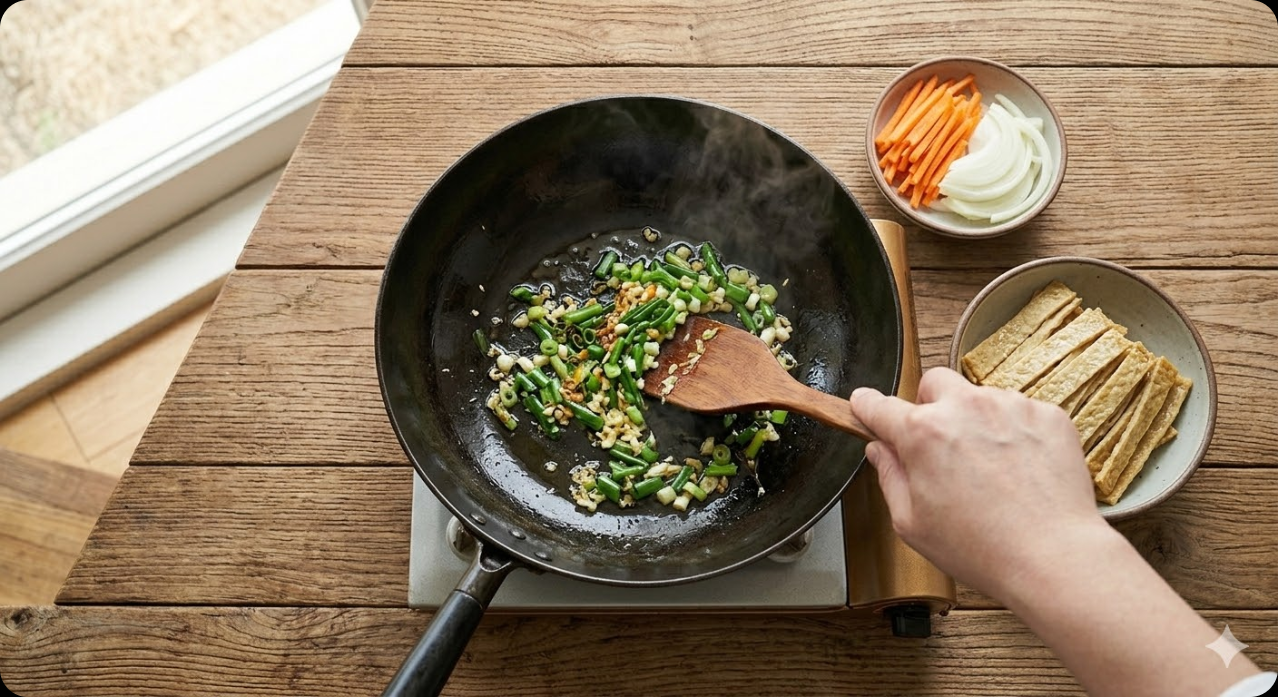 어묵볶음 조리 과정 3단계