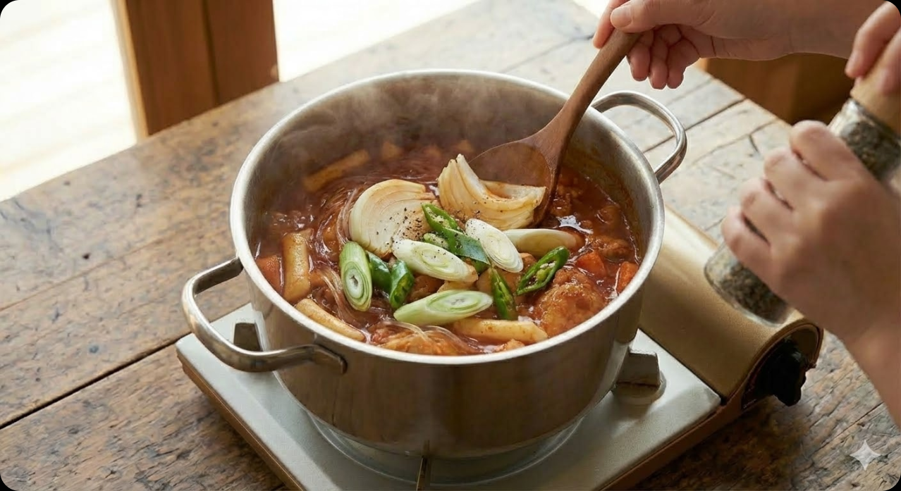 닭도리탕 조리 과정 6단계