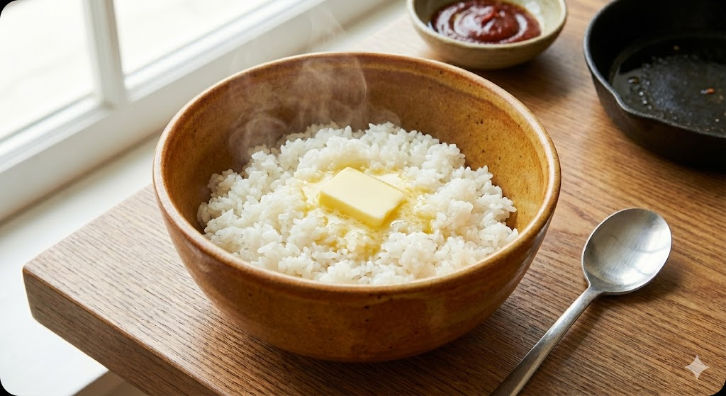 고추장 버터 계란밥 조리 과정 3단계