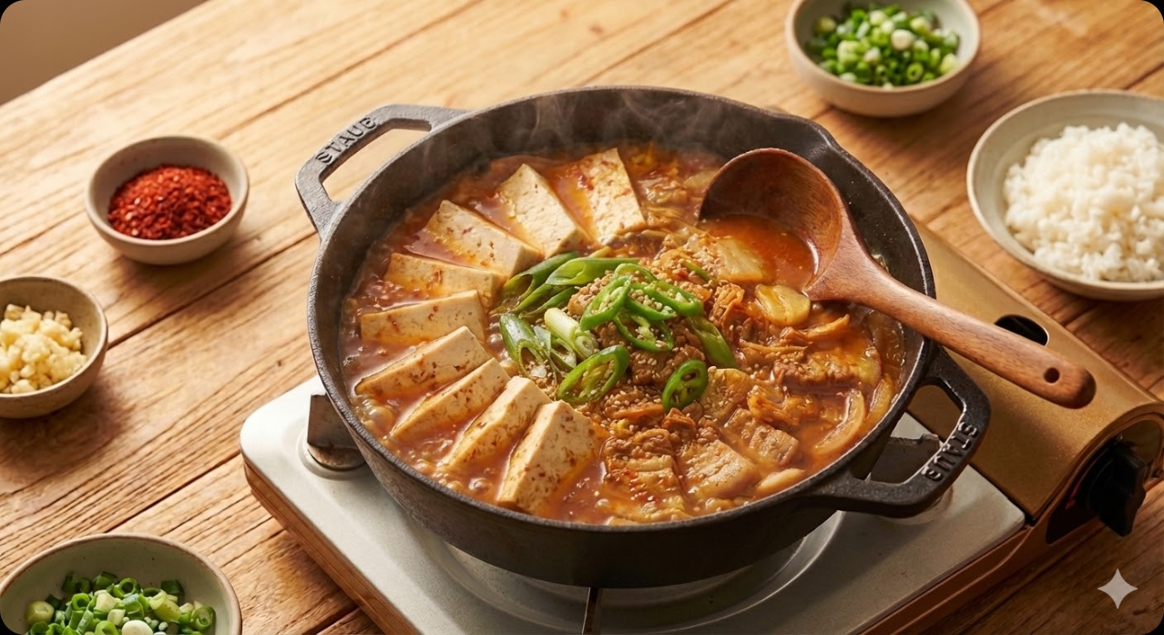 돼지고기 김치찌개 조리 과정 6단계