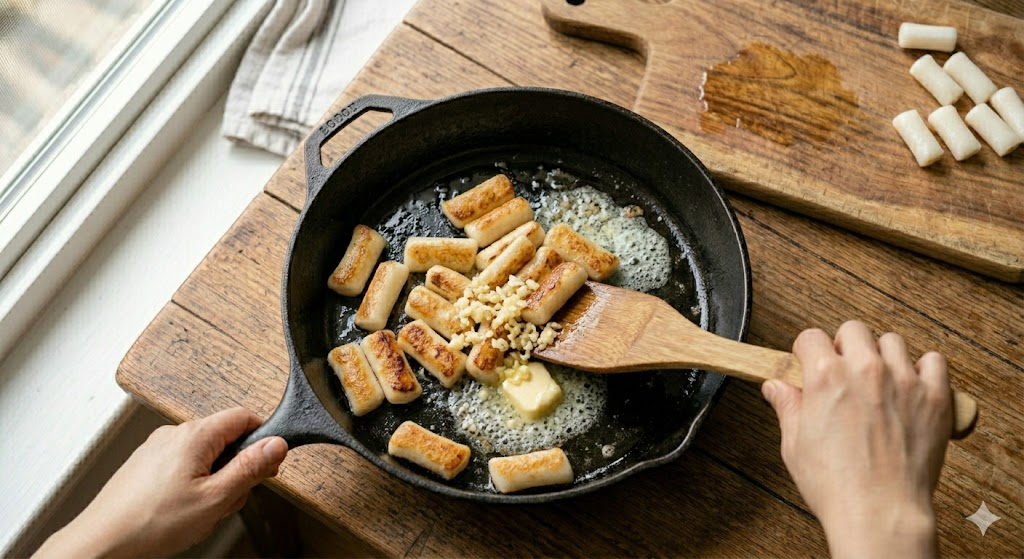 Shanghai Butter Tteok cooking process Step 3