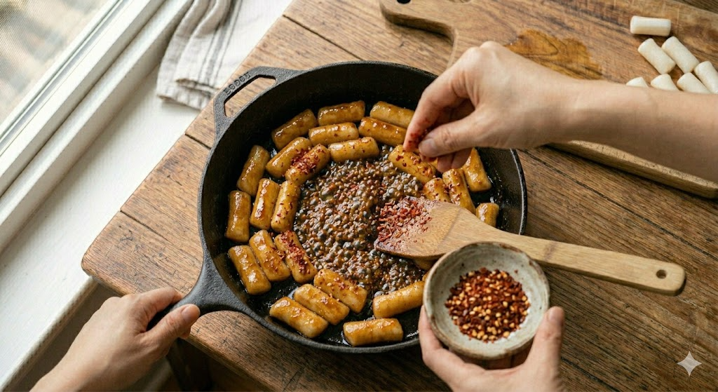 Shanghai Butter Tteok cooking process Step 5