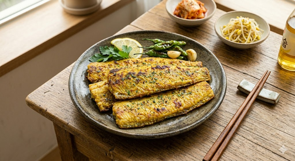 🐟 Crispy Curry-Crusted Hairtail Recipe (Korean Food: 카레 갈치구이)