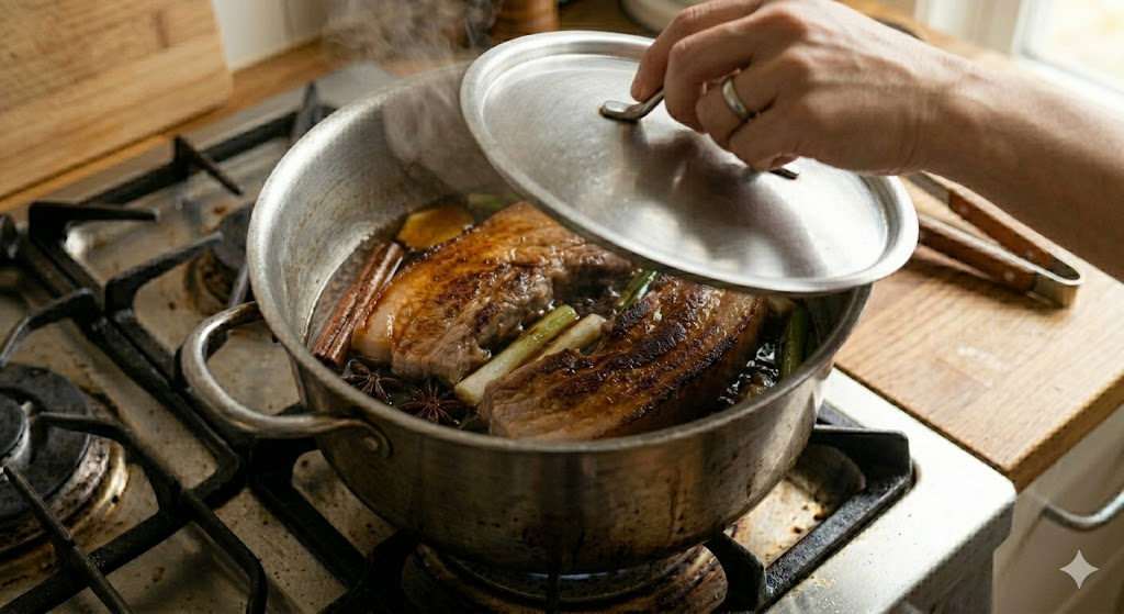 Dongpo Pork Cooking Process Step 5
