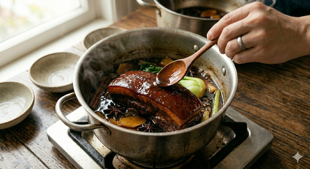 Dongpo Pork Cooking Process Step 7