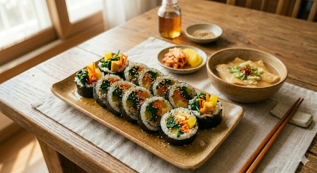 Finished Seomcho Gimbap
