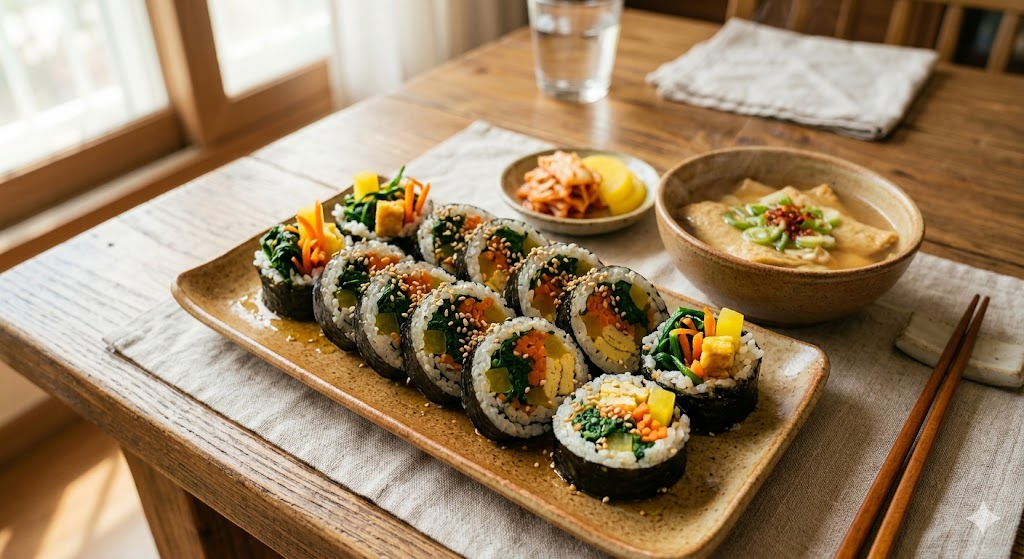 🥬 Seomcho Gimbap (섬초김밥): The Viral Green Korean Roll from Superman Returns