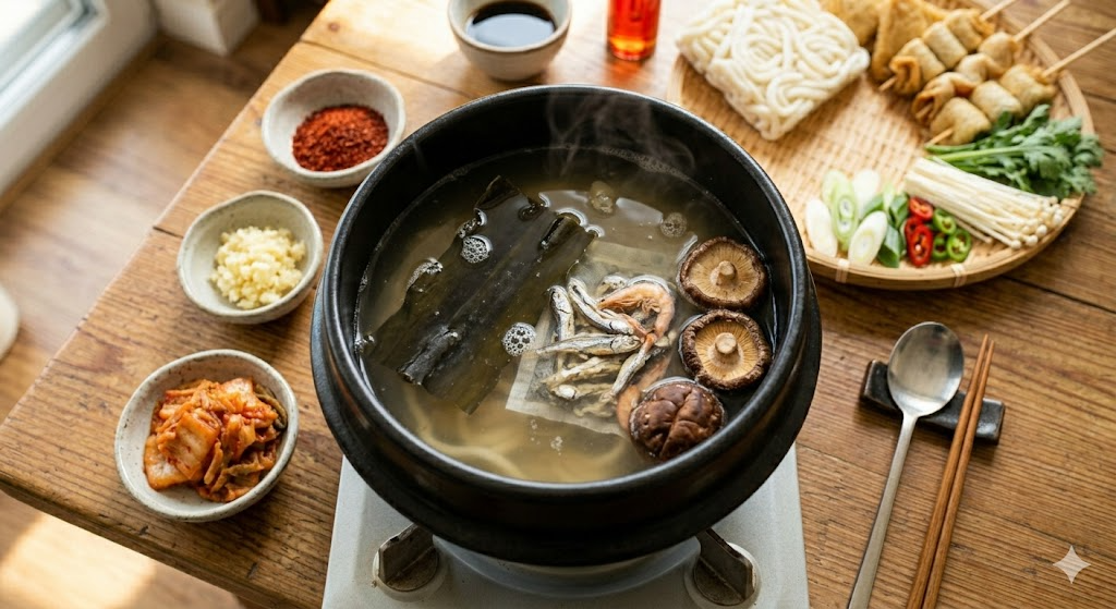 투다리김치우동 조리 과정 1단계