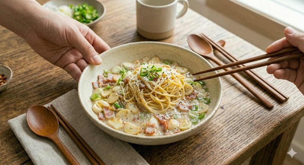 🥣 Creamy & Savory Gomtang Pasta (곰탕파스타): The Ultimate Korean Food Fusion Recipe