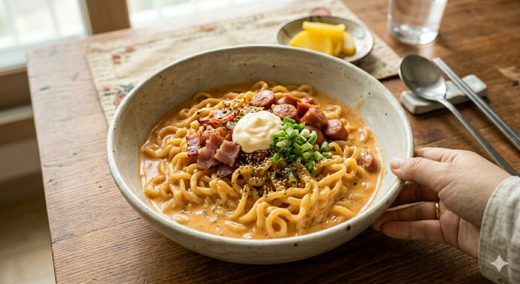 🍜 Creamy Mayo-Egg Shin Ramyun: The Ultimate Korean Food Trend (마요계란 K-크림 신라면 비빔면)