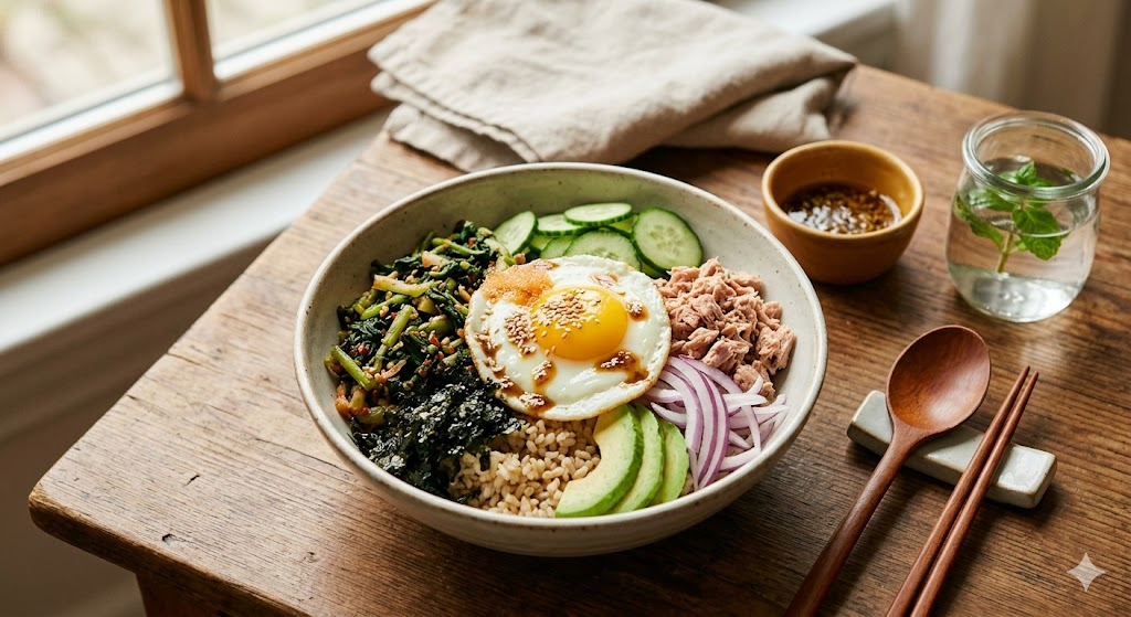 🥗 Refreshing Korean Food: Young Summer Radish Kimchi (열무김치 참치 포케보울) Tuna Poke Bowl Recipe