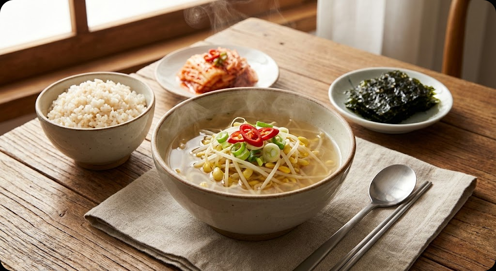 맑은콩나물국 황금비율 비법! 비린내 없이 시원한 레시피 🍲