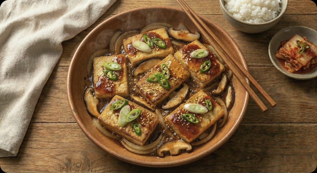 🥘10분 완성 표고버섯 두부조림 황금비율 비법