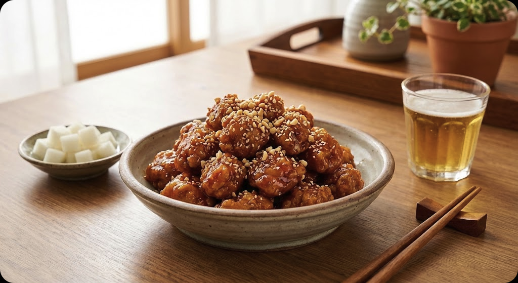 🍗실패 없는 한국식 팝콘치킨 황금비율 레시피