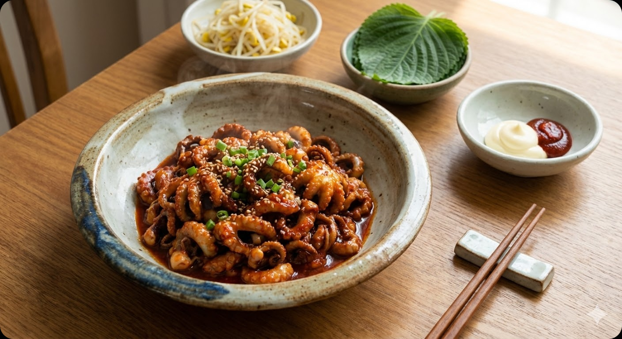 🐙불맛 터지는 매콤한 쭈꾸미볶음, 비법은 이것 하나